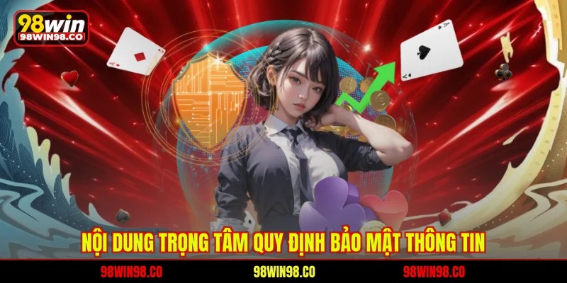 Nội dung trọng tâm quy định bảo mật thông tin