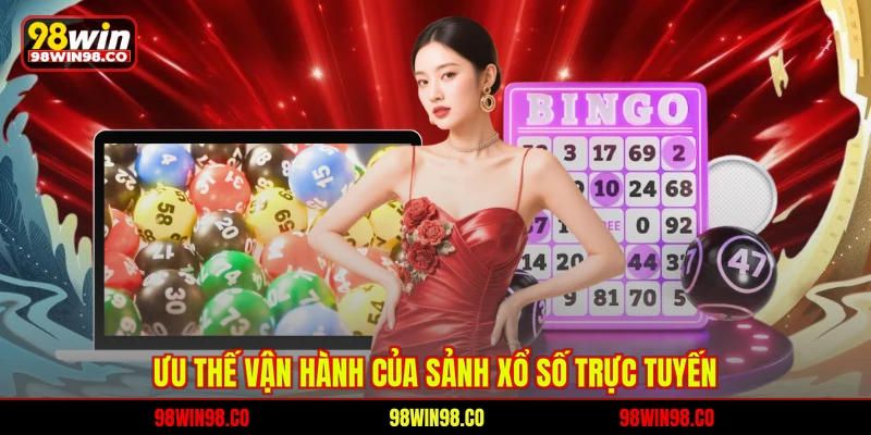 Ưu thế vận hành của sảnh xổ số trực tuyến