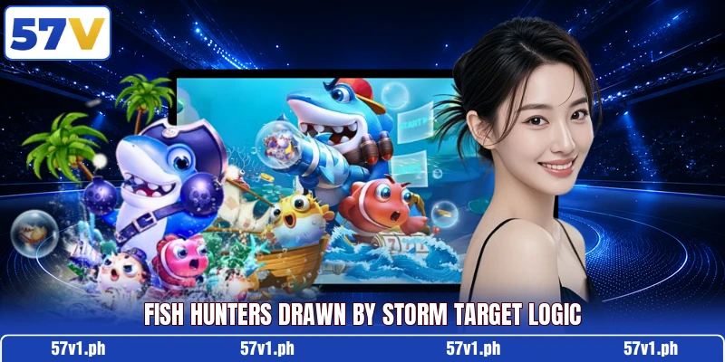 Fish hunters drawn by storm target logic Fish hunters drawn by storm target logic