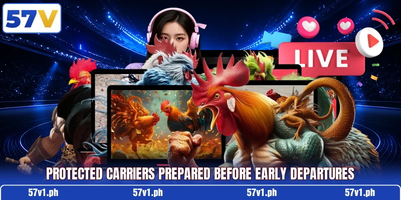 Protected carriers prepared before early departures Protected carriers prepared before early departures